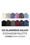 12 li Far Paleti - Eyeshadow Palette 333 Glamorous Galaxy 15,6 g