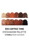 12 li Far Paleti - Eyeshadow Palette 555 Coffee Time 15,6 g