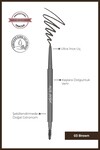 Asansörlü Ultra İnce Uçlu Dolgunlaştırıcı Kahverengi Kaş Kalemi - Retractable Eyebrow Pencil 03