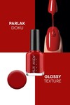 Ateş Kırmızı Oje 56 - Yüksek Pigmentli Uzun Süreli Kalıcılık Hızlı Kuruma - Nail Lacquer 56