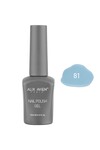 Bebek Mavi Kalıcı Oje 81-Yoğun Renk Veren Jel Oje 12 ml-Nail UV Gel Polish 81