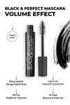 Black & Perfect Mascara - Hacim Veren Etkisiyle Kıvrımlı Kirpikler