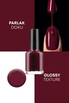 Bordo Oje 107 - Yüksek Pigmentli Uzun Süreli Kalıcılık Hızlı Kuruma - Nail Lacquer 107