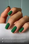 Çim Yeşili Kalıcı Oje 91-Yoğun Renk Veren Jel Oje 12 ml-Nail UV Gel Polish 91