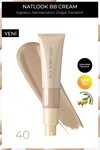 Doğal Parlaklık Sağlayan SPF15 Faktör Nemlendiren BB Krem - Natlook BB Cream 40 Medium To Dark