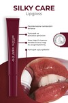 Dolgun Gürünüm ve Nemlendirici Etkili Dudak Parlatıcısı - Silky Care Lipgloss 310 Cherry Mauve