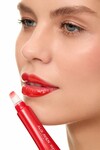 Dolgun Gürünüm ve Nemlendirici Etkili Dudak Parlatıcısı - Silky Care Lipgloss 308 Flame Red