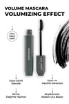 Ekstra Kalıcı, Nemlendirici, Besleyici, Lifting Etkili Hacim Veren Siyah Maskara - Volume Mascara