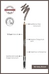 Fırçalı Yumuşak Uçlu Belirginleştirici Kahverengi Kaş Kalemi-Eyebrow Expert Powdery Liner 102 Ashy