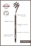 Fırçalı Yumuşak Uçlu Belirginleştirici Kahverengi Kaş Kalemi-Eyebrow Expert Powdery Liner 104 Camel