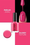 Fuşya Oje 101 - Yüksek Pigmentli Uzun Süreli Kalıcılık Hızlı Kuruma - Nail Lacquer 101