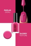 Fuşya Oje 102 - Yüksek Pigmentli Uzun Süreli Kalıcılık Hızlı Kuruma - Nail Lacquer 102