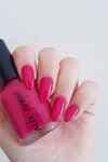 Fuşya Oje 18  - Yüksek Pigmentli Uzun Süreli Kalıcılık Hızlı Kuruma - Nail Lacquer 18