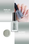Gri Simli Oje 39 - Yüksek Pigmentli Uzun Süreli Kalıcılık Hızlı Kuruma - Nail Lacquer 39