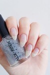 Gri Simli Oje 39 - Yüksek Pigmentli Uzun Süreli Kalıcılık Hızlı Kuruma - Nail Lacquer 39