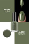 Haki Yeşil 44 - Yüksek Pigmentli Uzun Süreli Kalıcılık Hızlı Kuruma - Nail Lacquer 44