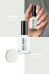 İnci Beyaz Oje 03 - Yüksek Pigmentli Uzun Süreli Kalıcılık Hızlı Kuruma - Nail Lacquer 03