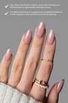 Işıltılı Açık Pembe Kalıcı Oje 53-Yoğun Renk Veren Jel Oje 12 ml-Nail UV Gel Polish 53