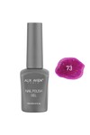 Işıltılı Fuşya Pembe Kalıcı Oje 73-Yoğun Renk Veren Jel Oje 12 ml-Nail UV Gel Polish 73