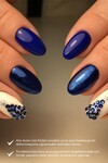 Işıltılı Lacivert Kalıcı Oje 88-Yoğun Renk Veren Jel Oje 12 ml-Nail UV Gel Polish 88