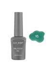 Işıltılı Yeşil Kalıcı Oje 95-Yoğun Renk Veren Jel Oje 12 ml-Nail UV Gel Polish 95