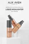 Kahverengi Işıltılı Likit Aydınlatıcı - Liquid Highlighter - 103 Yüz & Vücut İçin - 45 ml