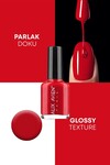 Kan Kırmızı Oje 15  - Yüksek Pigmentli Uzun Süreli Kalıcılık Hızlı Kuruma - Nail Lacquer 15