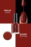 Kiremit Kahve Oje 12 - Yüksek Pigmentli Uzun Süreli Kalıcılık Hızlı Kuruma - Nail Lacquer 12