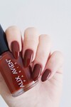 Kiremit Kahve Oje 12 - Yüksek Pigmentli Uzun Süreli Kalıcılık Hızlı Kuruma - Nail Lacquer 12