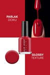 Kırmızı Oje 16  - Yüksek Pigmentli Uzun Süreli Kalıcılık Hızlı Kuruma - Nail Lacquer 16