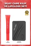 Koruyucu, Dolgunlaştırıcı, Nemlendirici Kırmızı Dudak Parlatıcısı - Silky Care Kılıf ve Lipgloss Set