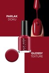 Koyu Kırmızı Oje 58 - Yüksek Pigmentli Uzun Süreli Kalıcılık Hızlı Kuruma - Nail Lacquer 58