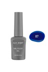 Koyu Mavi Kalıcı Oje 87-Yoğun Renk Veren Jel Oje 12 ml-Nail UV Gel Polish 87