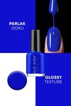 Koyu Mavi Oje 24  - Yüksek Pigmentli Uzun Süreli Kalıcılık Hızlı Kuruma - Nail Lacquer 24