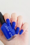Koyu Mavi Oje 24  - Yüksek Pigmentli Uzun Süreli Kalıcılık Hızlı Kuruma - Nail Lacquer 24