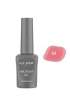 Koyu Pembe Kalıcı Oje 59-Yoğun Renk Veren Jel Oje 12 ml-Nail UV Gel Polish 59