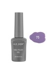 Lila Kalıcı Oje 75-Yoğun Renk Veren Jel Oje 12 ml-Nail UV Gel Polish 75