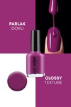 Menekşe Oje 19 - Yüksek Pigmentli Uzun Süreli Kalıcılık Hızlı Kuruma - Nail Lacquer 19