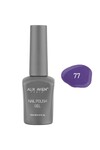 Mor Mavi Kalıcı Oje 77-Yoğun Renk Veren Jel Oje 12 ml-Nail UV Gel Polish 77