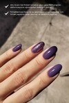 Mor Mavi Kalıcı Oje 77-Yoğun Renk Veren Jel Oje 12 ml-Nail UV Gel Polish 77