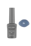 Mor Mavi Kalıcı Oje 84-Yoğun Renk Veren Jel Oje 12 ml-Nail UV Gel Polish 84