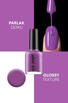 Mor Oje 76 - Yüksek Pigmentli Uzun Süreli Kalıcılık Hızlı Kuruma - Nail Lacquer 76