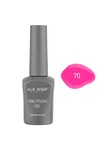 Neon Koyu Pembe Kalıcı Oje 70-Yoğun Renk Veren Jel Oje 12 ml-Nail UV Gel Polish 70