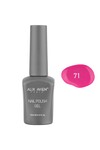 Neon Koyu Pembe Kalıcı Oje 71-Yoğun Renk Veren Jel Oje 12 ml-Nail UV Gel Polish 71