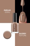 Nude Kahve Oje 90 - Yüksek Pigmentli Uzun Süreli Kalıcılık Hızlı Kuruma - Nail Lacquer 90