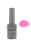 Pamuk Şeker Pembe Kalıcı Oje 67-Yoğun Renk Veren Jel Oje 12 ml-Nail UV Gel Polish 67