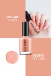 Şeftali Rengi Oje 77 - Yüksek Pigmentli Uzun Süreli Kalıcılık Hızlı Kuruma - Nail Lacquer 77