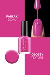 Şeker Pembe 61 - Yüksek Pigmentli Uzun Süreli Kalıcılık Hızlı Kuruma - Nail Lacquer 61