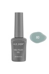 Su Yeşili Kalıcı Oje 80-Yoğun Renk Veren Jel Oje 12 ml-Nail UV Gel Polish 80