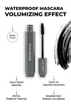 Suya Dayanaklı Yoğun Pigmentasyonlu Hacim Veren Doğal Kıvrımlı Siyah Maskara - Waterproof Mascara